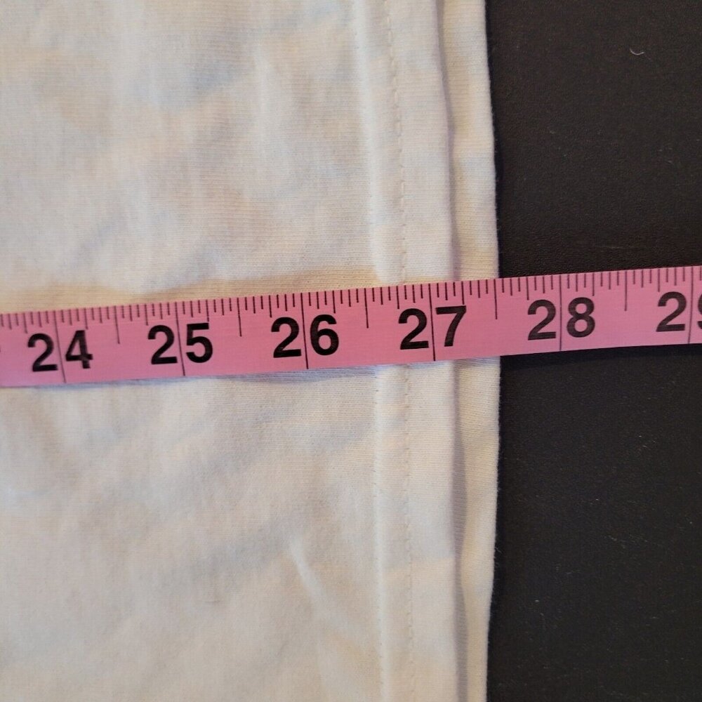 NWT Gildan Keep Calm And Merry On T Shirt Mens M White Graphic Print Christmas - Picture 6 of 6